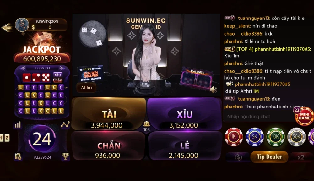 Xóc đĩa Sunwin